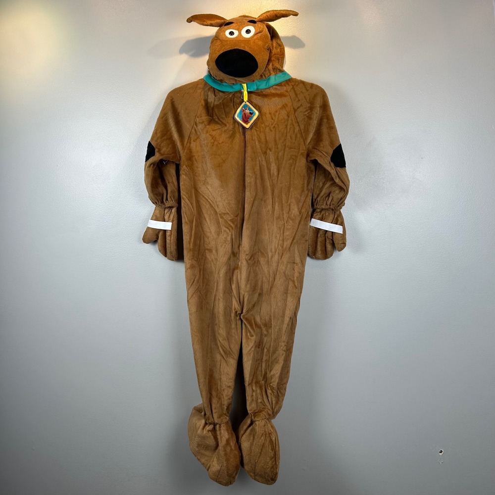 Rubies Kids Scooby-Doo Plush Costume Jumpsuit Brown Small 4-6 Halloween